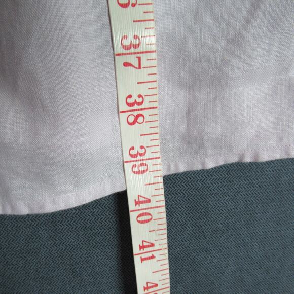 J Jill Love Linen Dress Womens Large Lilac Lagenlook Midi Shift Beachy Travel - Picture 3 of 7